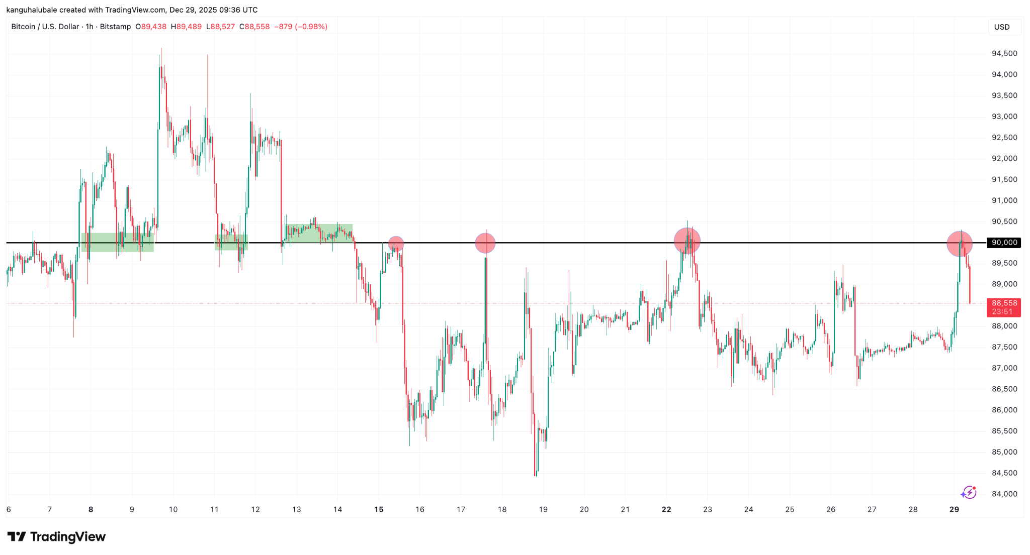 比特币价格在9万美元处暂停：什么将引发新年度行情？